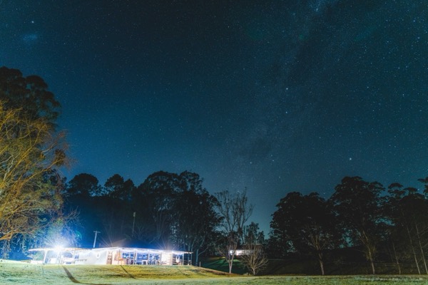Milky Way over Unwind Escapes in Dooralong Valley