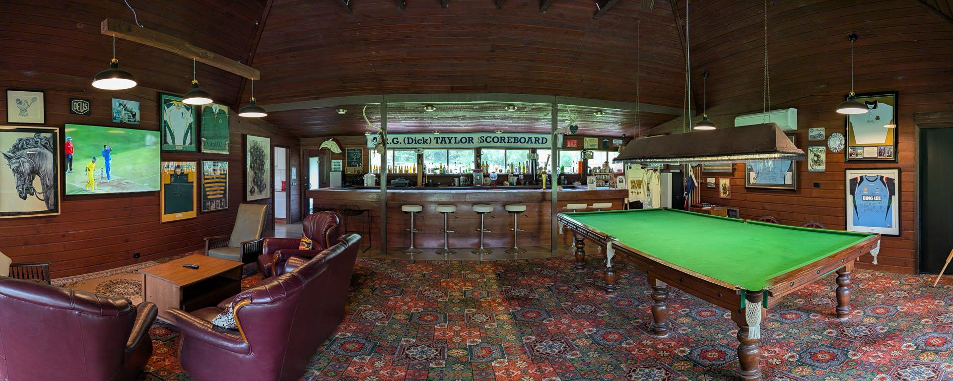 The historic Clubhouse venue at Unwind Escapes