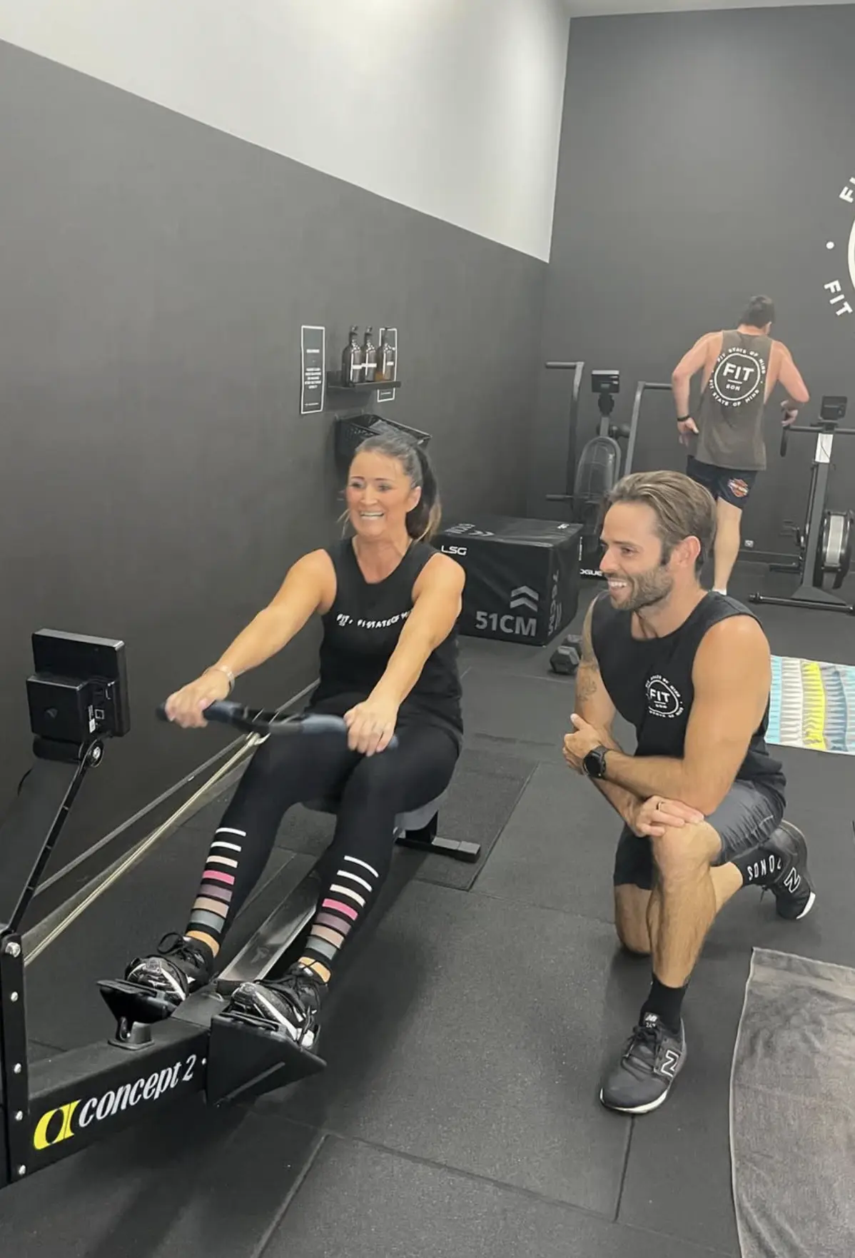 Rob demonstrating techniques